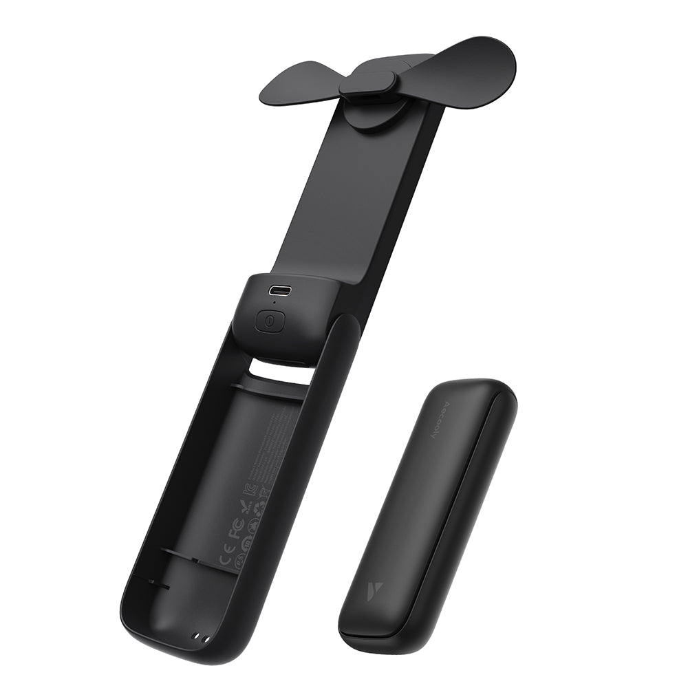 Aecooly PF01 Katlanabilen 3 Kademeli Portatif Soğutucu El Fanı Bej