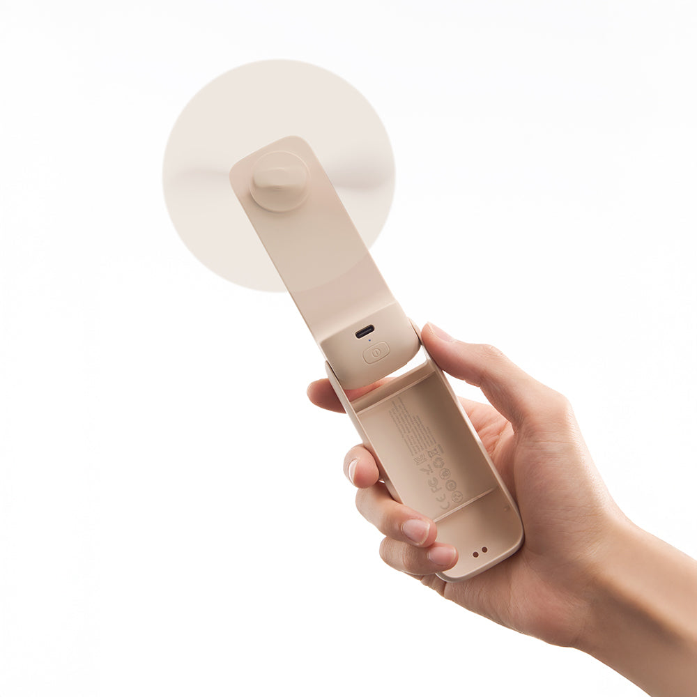 Aecooly PF01 Katlanabilen 3 Kademeli Portatif Soğutucu El Fanı Siyah