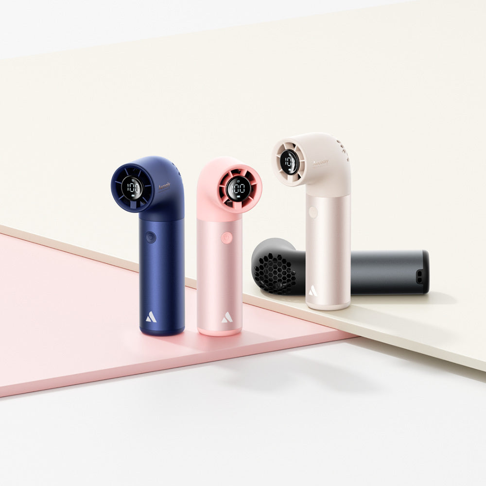 Aecooly PH01 Aero Pro Serisi Dijital LED Göstergeli Portatif Soğutucu El Fanı Gold