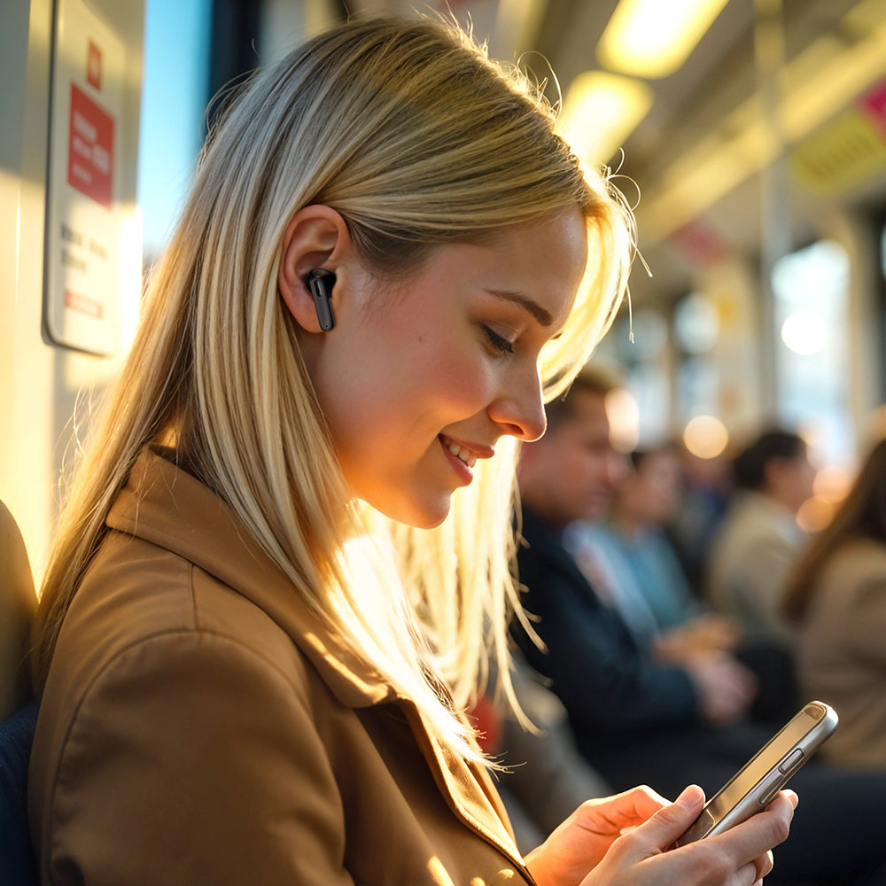 Amazingthing Amazsound Luxe ENC Teknolojili Kulak İçi Bluetooth Kulaklık v5.4 Siyah