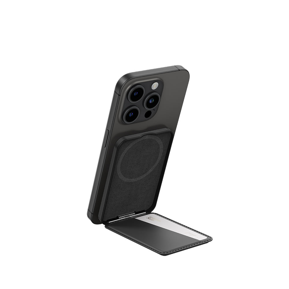 Amazingthing Glamour Link Fonksiyonel Çok Yönlü Grip Standlı Magnetik Kartlık Gri