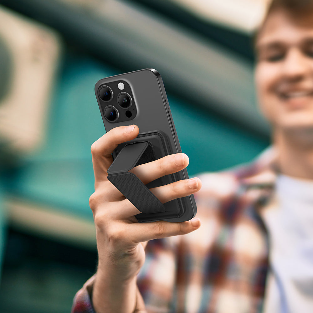 Amazingthing Glamour Link Fonksiyonel Çok Yönlü Grip Standlı Magnetik Kartlık Mavi