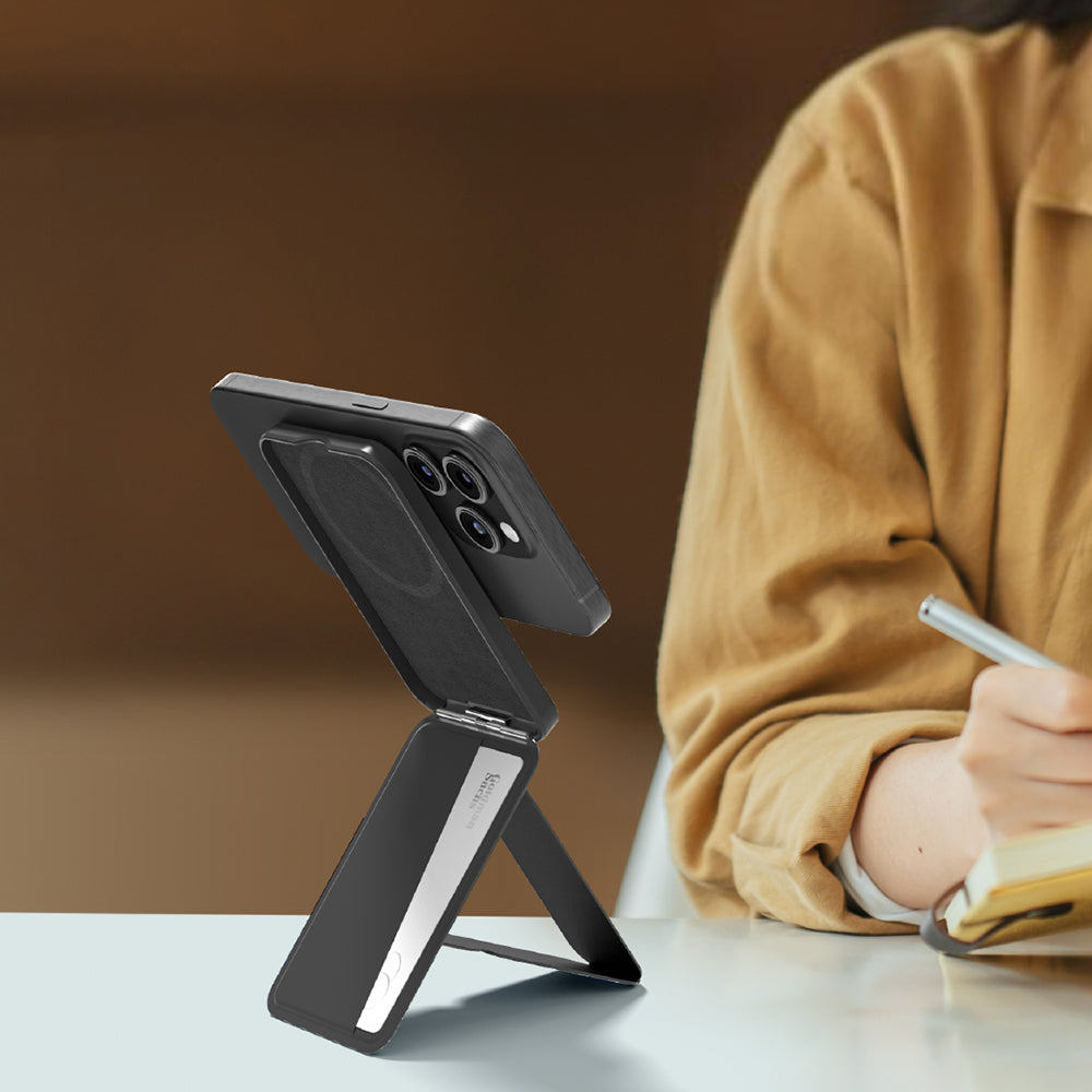 Amazingthing Glamour Link Fonksiyonel Çok Yönlü Grip Standlı Magnetik Kartlık Gri