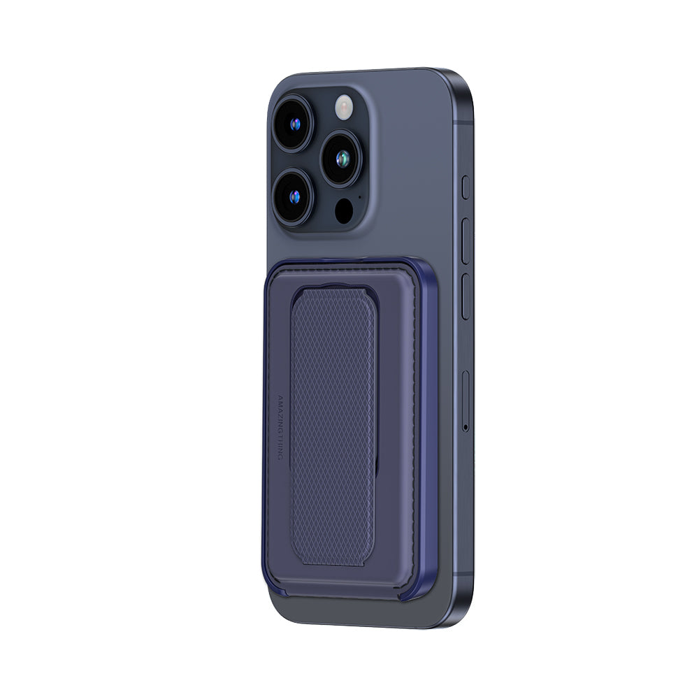 Amazingthing Glamour Link Fonksiyonel Çok Yönlü Grip Standlı Magnetik Kartlık Siyah