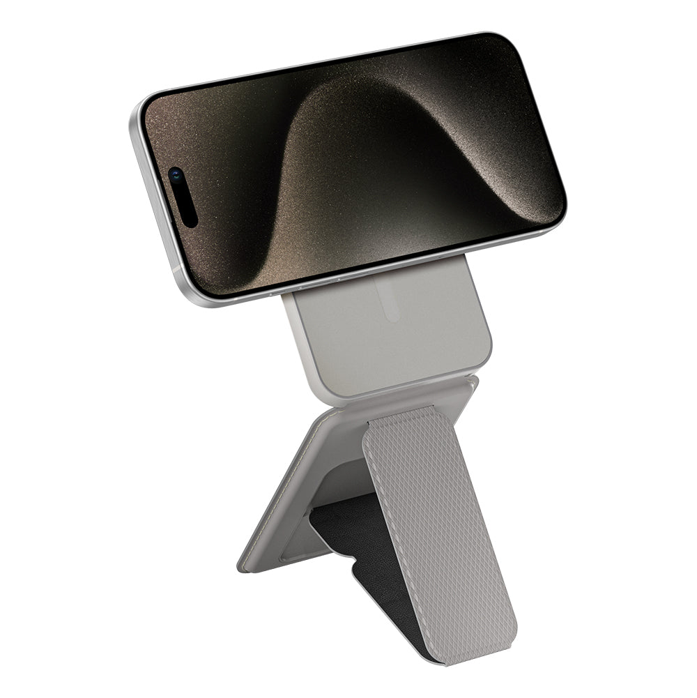 Amazingthing Glamour Link Fonksiyonel Çok Yönlü Grip Standlı Magnetik Kartlık Gri