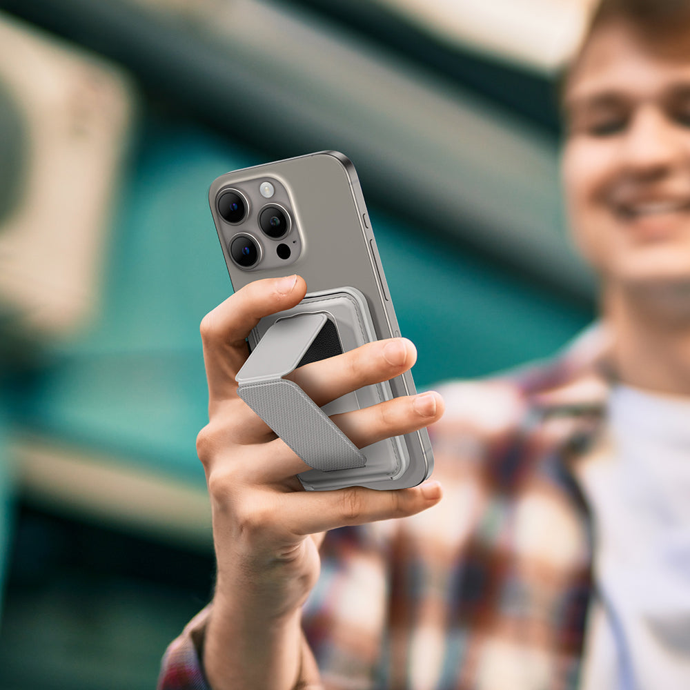 Amazingthing Glamour Link Fonksiyonel Çok Yönlü Grip Standlı Magnetik Kartlık Mavi