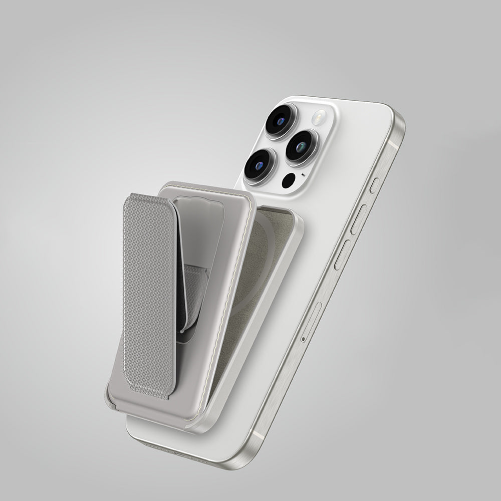 Amazingthing Glamour Link Fonksiyonel Çok Yönlü Grip Standlı Magnetik Kartlık Gri