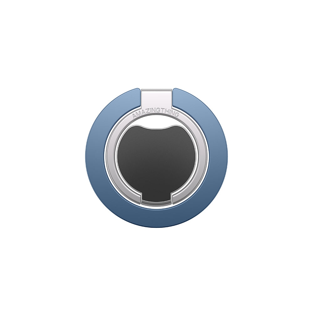 Amazingthing Magnetik 360 Derece Dönebilen Titan MagFlex Serisi Parmak Ring Stand Mavi