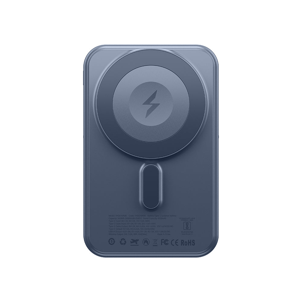 Amazingthing Thunder Go Akıllı Saat Kablosuz Şarj Özellikli PD 22.5W Standlı Wireless Powerbank 15W 10000mAh Siyah