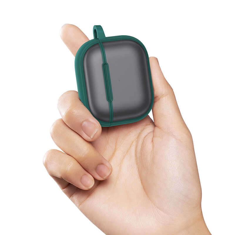 Apple Airpods 3 Kılıf Benks Mist Hybrid Kılıf Siyah