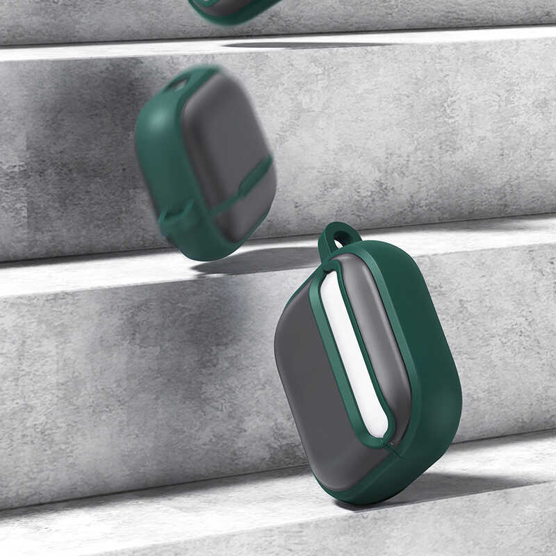 Apple Airpods 3 Kılıf Benks Mist Hybrid Kılıf Siyah