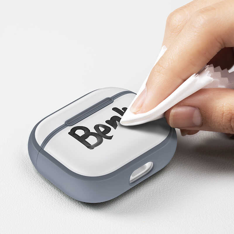 Apple Airpods 3 Kılıf Benks Mist Hybrid Kılıf Siyah