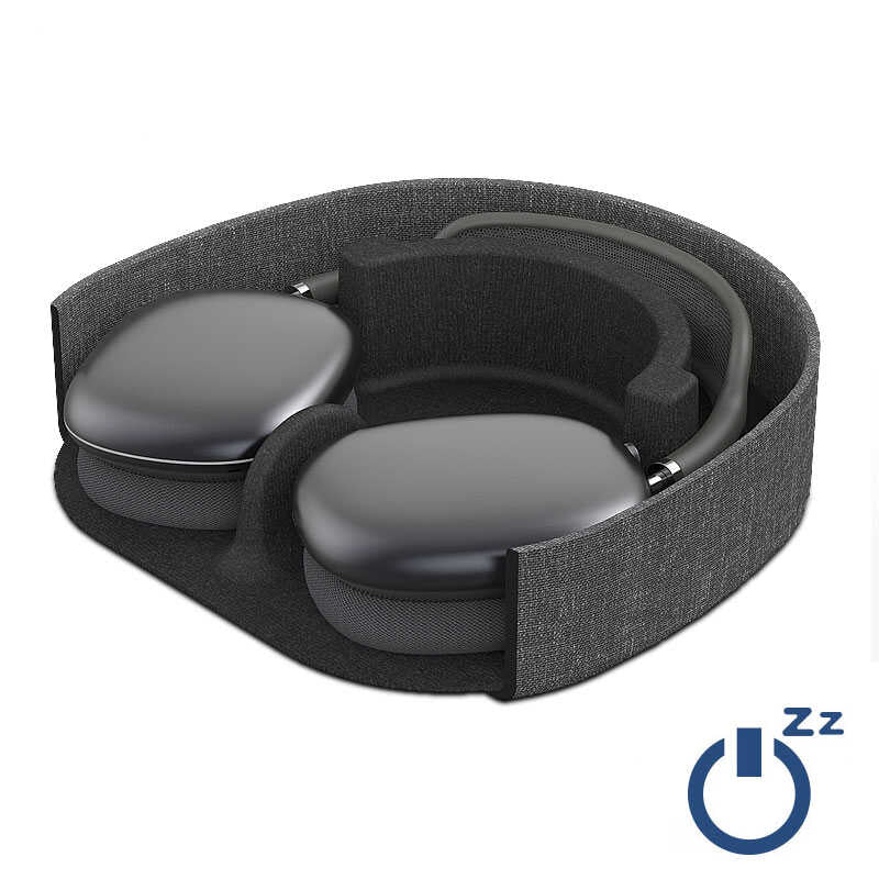 Apple Airpods Max Wiwu Akıllı Taşıma Kılıfı Gri