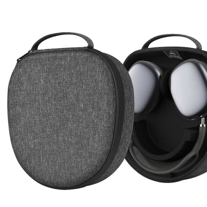 Apple Airpods Max Wiwu Akıllı Taşıma Kılıfı Gri