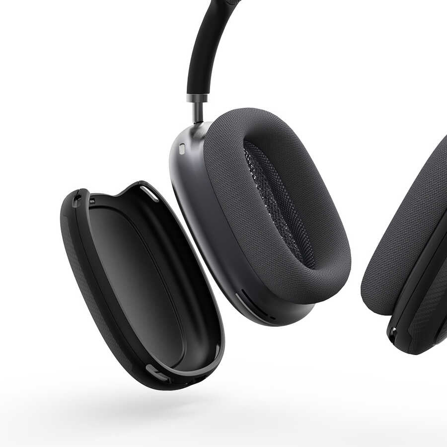 Apple Airpods Max Wiwu Armor Carbon Koruyucu Kılıf Kırmızı