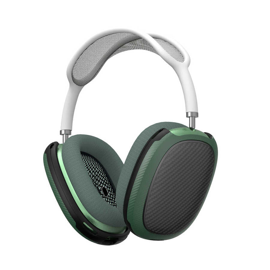 Apple Airpods Max Wiwu Armor Carbon Koruyucu Kılıf Siyah
