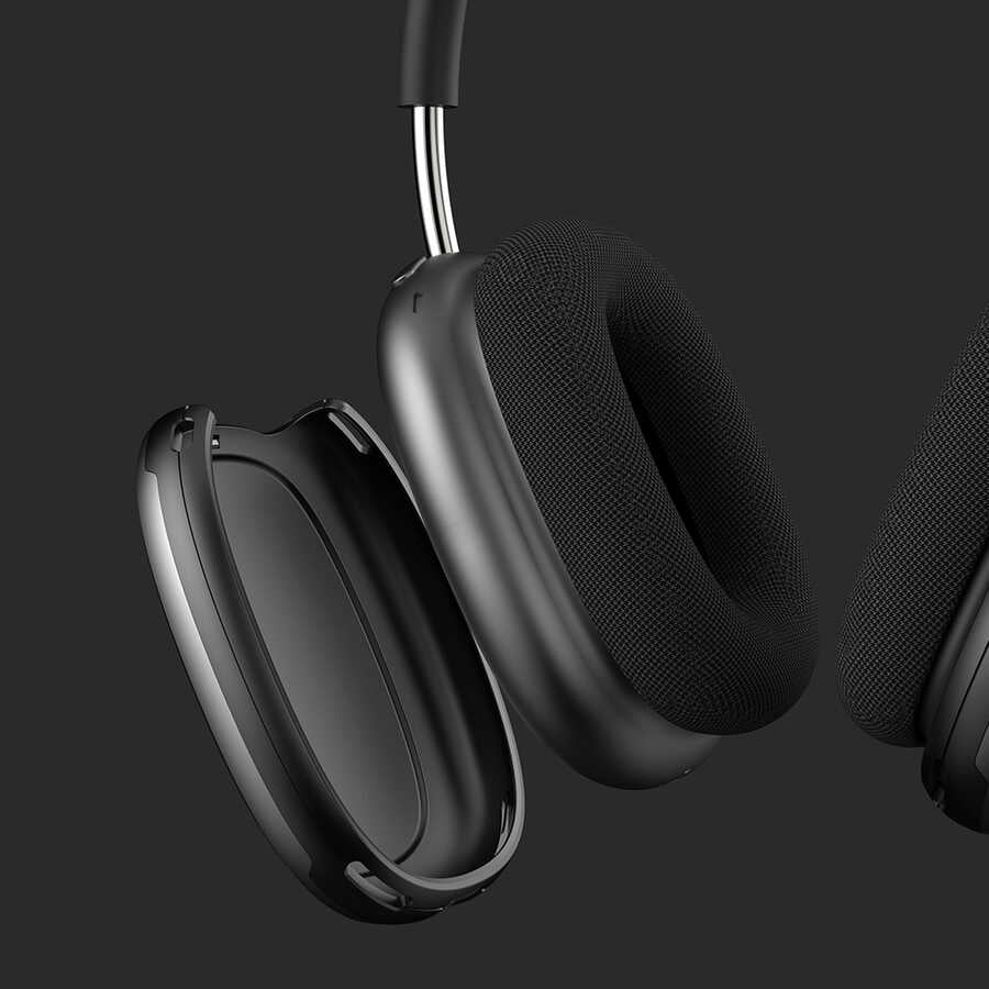 Apple Airpods Max Wiwu Armor One Koruyucu Kılıf Siyah-Kırmızı