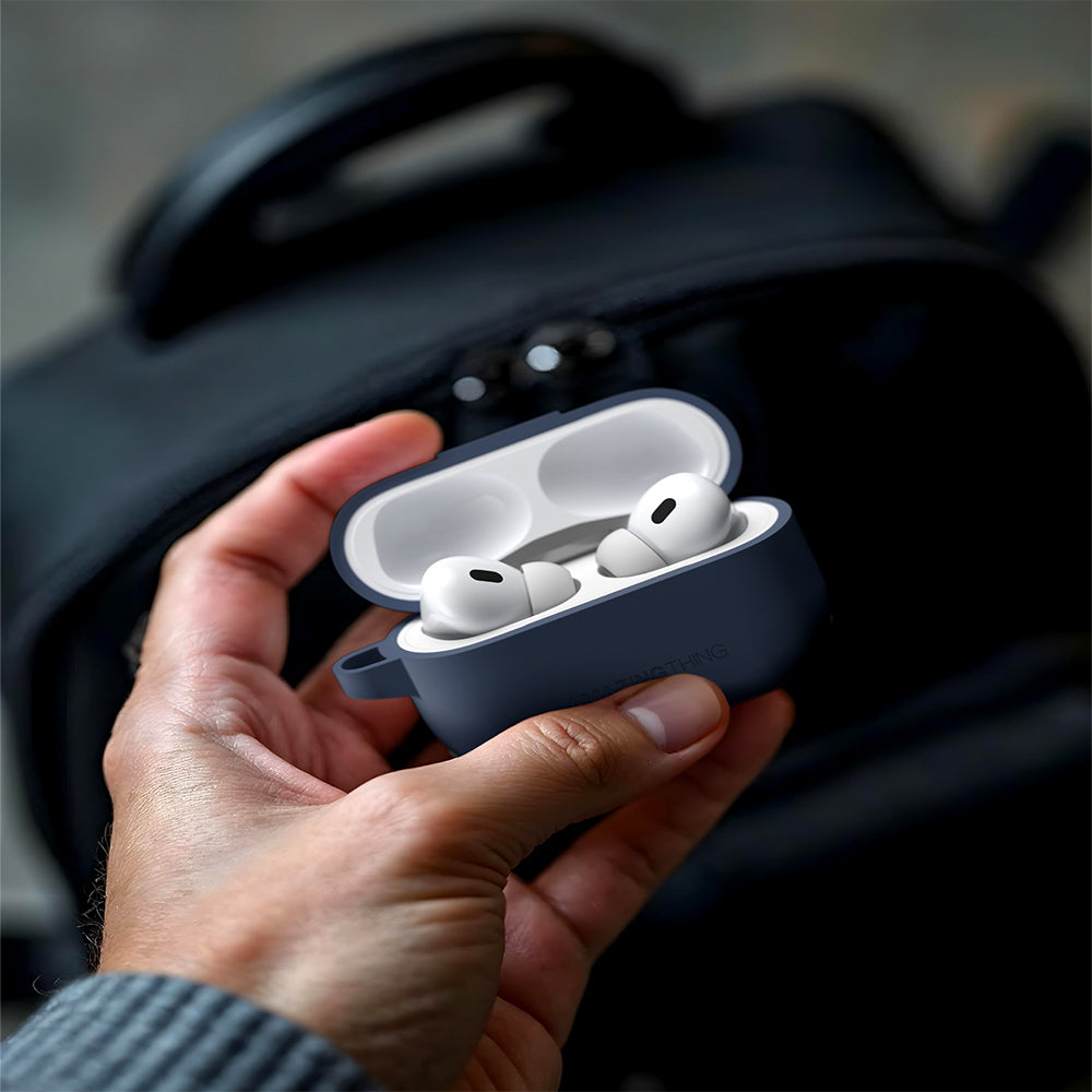Apple Airpods Pro 2 Amazingthing Airbag Köşe Tasarımlı Omni Serisi Silikon Kapak Pembe
