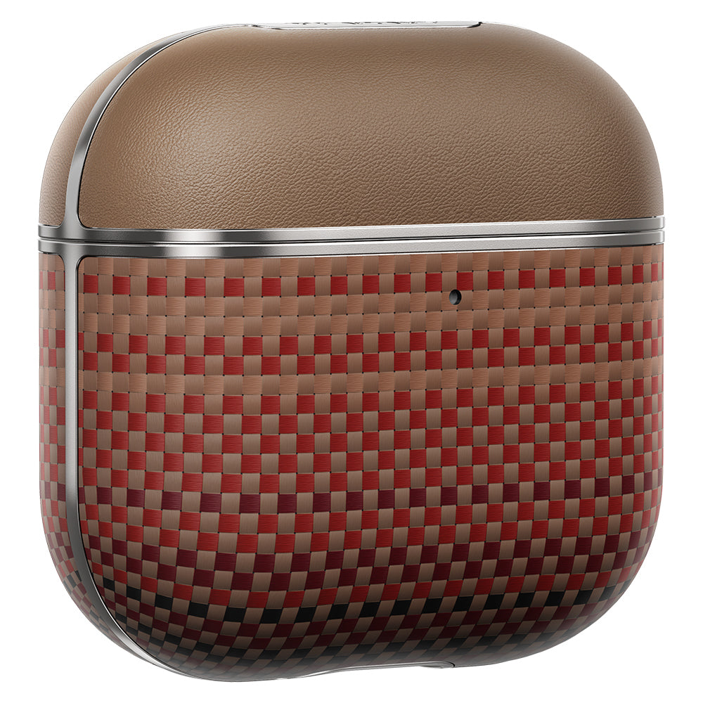 Apple Airpods Pro 2 Kılıf Aramid Fiber Pitaka Tactile Woven Sunset-Moonrise Serisi Kapak Mavi