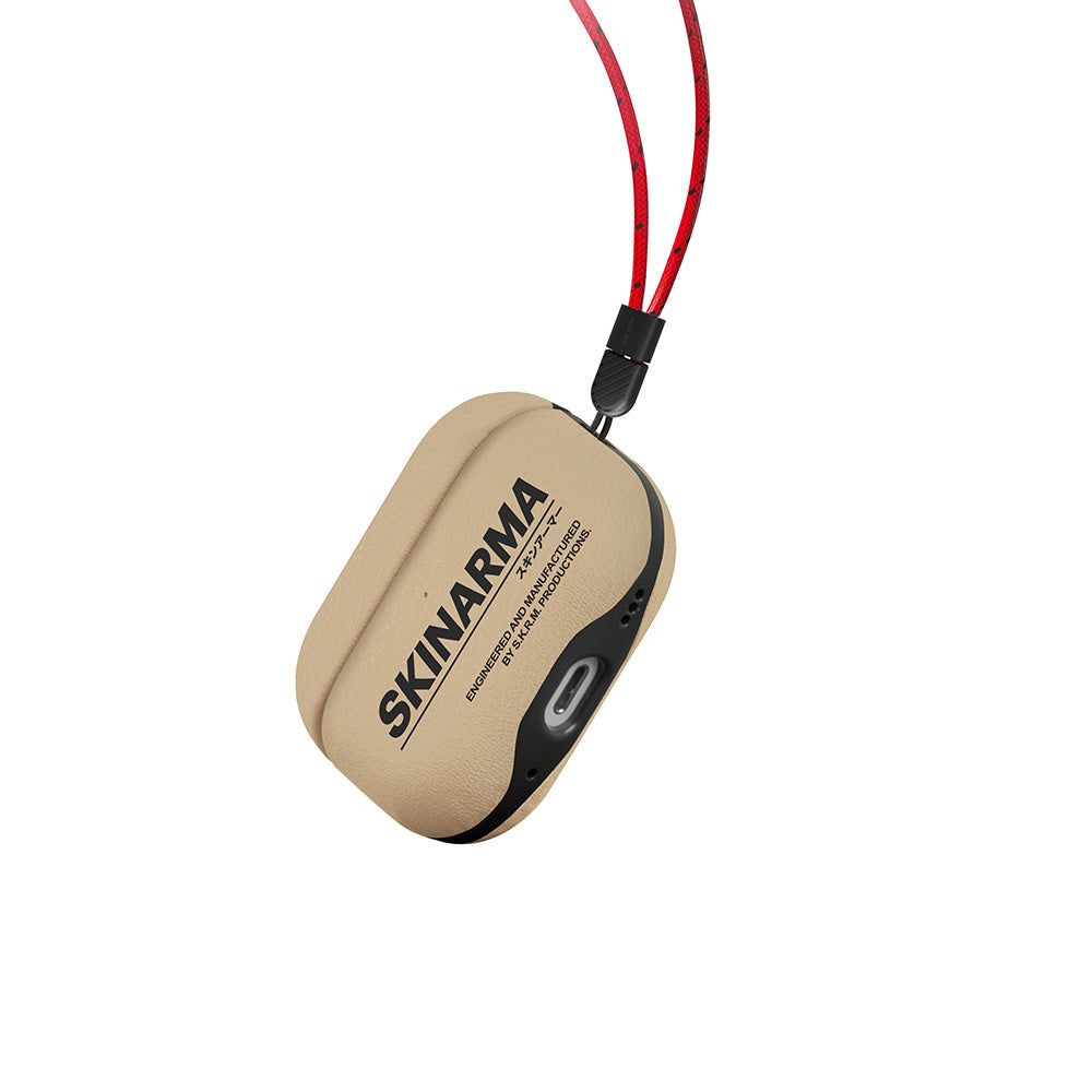 Apple Airpods Pro 2 Kılıf SkinArma PU Deri Tasarım Spunk Kılıf Koyu Yeşil