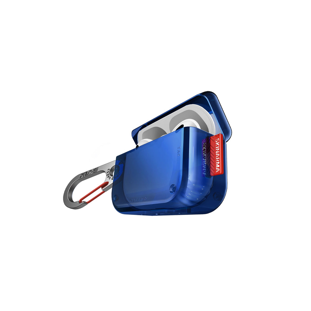 Apple Airpods Pro 2 Kılıf SkinArma Şeffaf Renkli Airbagli Tasarım Saido Kılıf Sarı