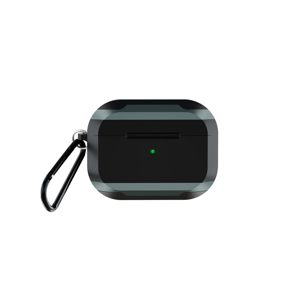 Apple Airpods Pro 2 Kılıf Wiwu JD-102 Defender Anti Shock Koruyucu Kılıf Gri