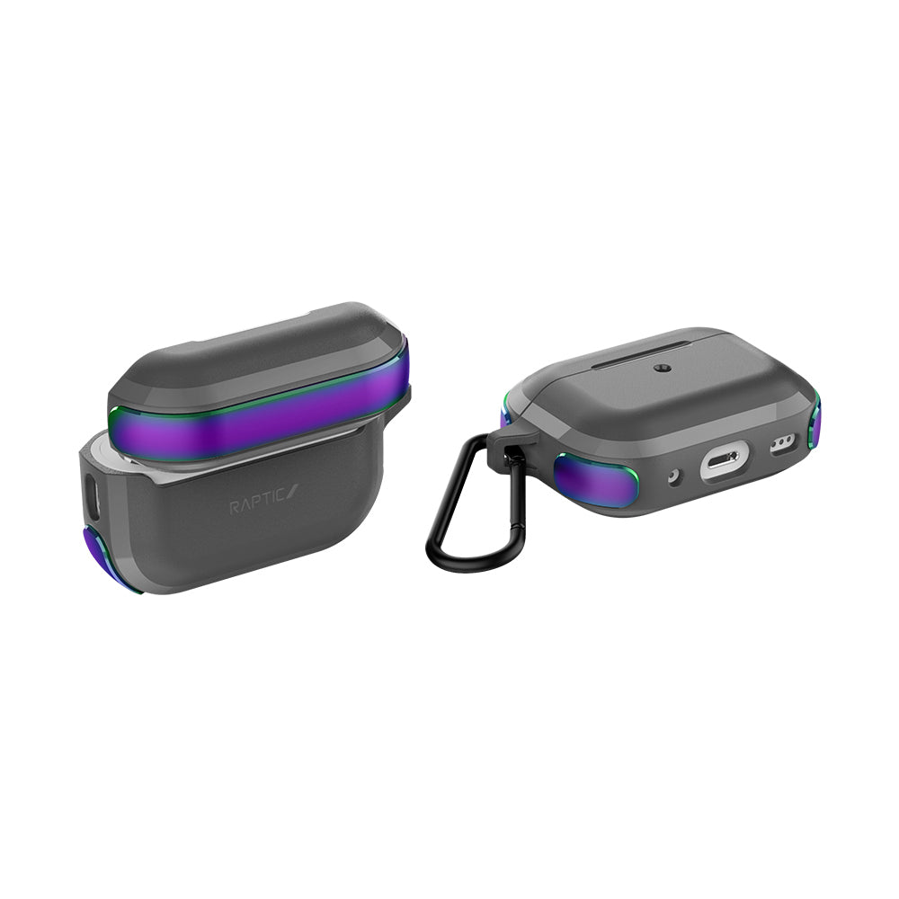 Apple Airpods Pro 2 Raptic Trek Serisi Askı Aparatlı Kulaklık Kılıfı Siyah