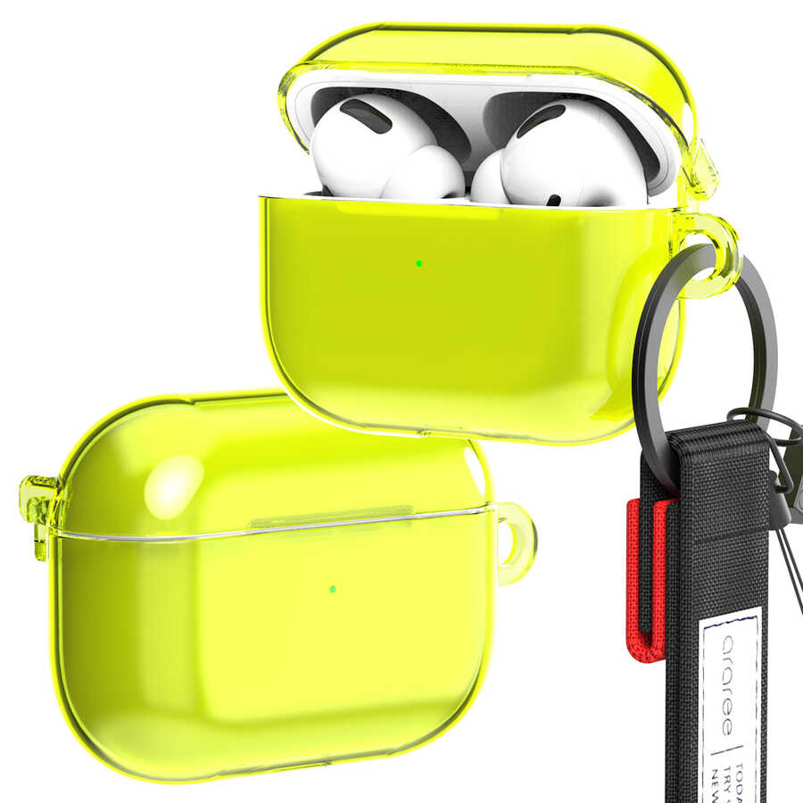 Apple Airpods Pro Kılıf Araree Nukin Kapak Sarı