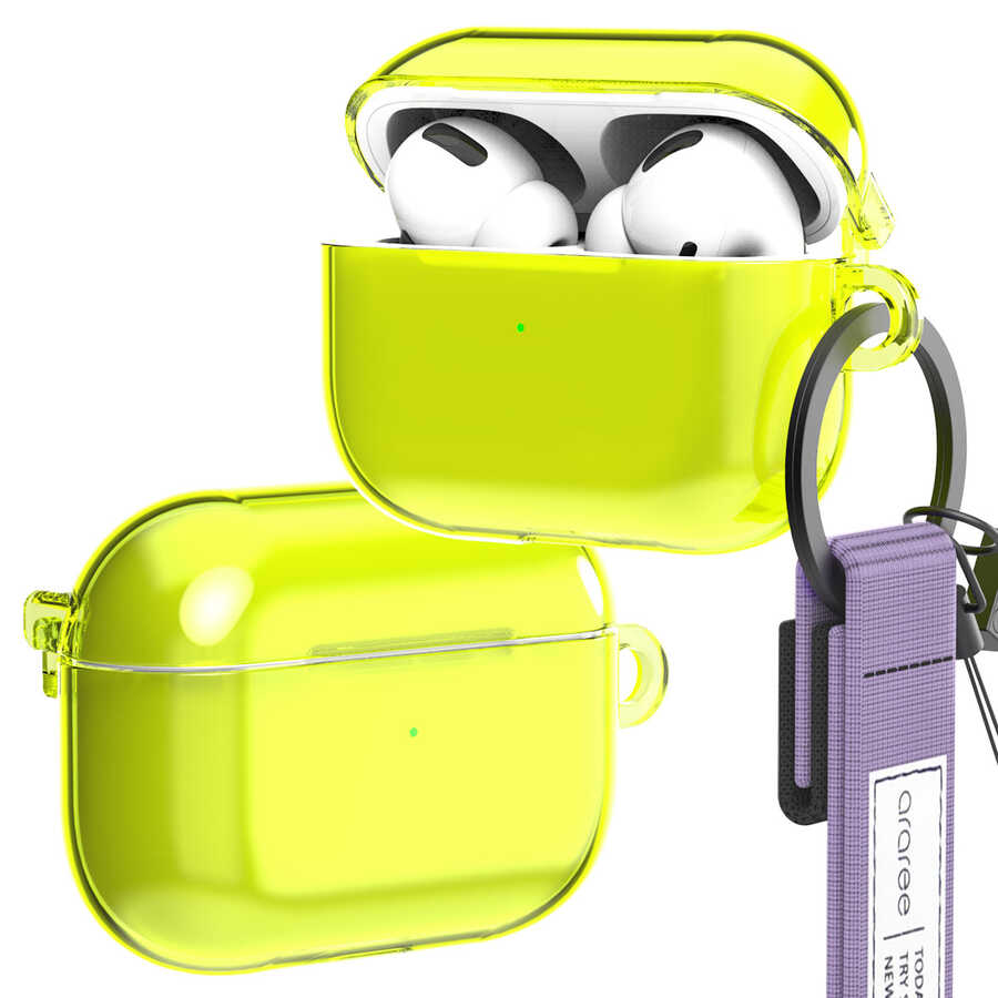 Apple Airpods Pro Kılıf Araree Nukin Kapak Sarı