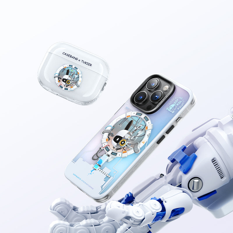 Apple Airpods Pro Kılıf Desenli Koruyucu Benks Casebang Departure Explore Silikon Kılıf Siyah