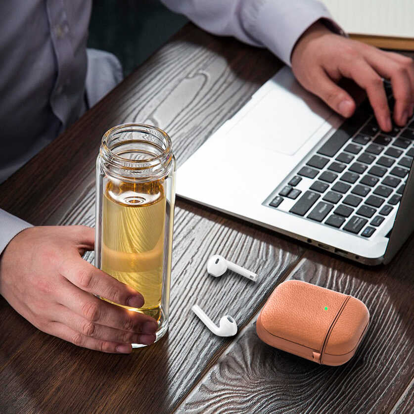 Apple Airpods Pro Kılıf Wiwu Calfskin Kılıf Yeşil