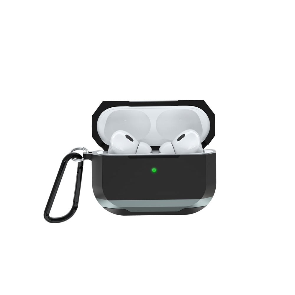 Apple Airpods Pro Kılıf Wiwu JD-102 Defender Anti Shock Koruyucu Kılıf Gri