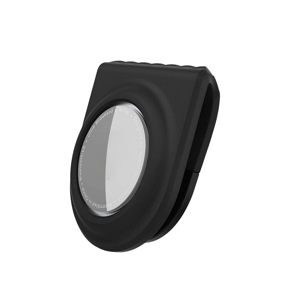 Apple Airtag Raptic Anchor Serisi Klipsli Airtag Kılıfı Siyah