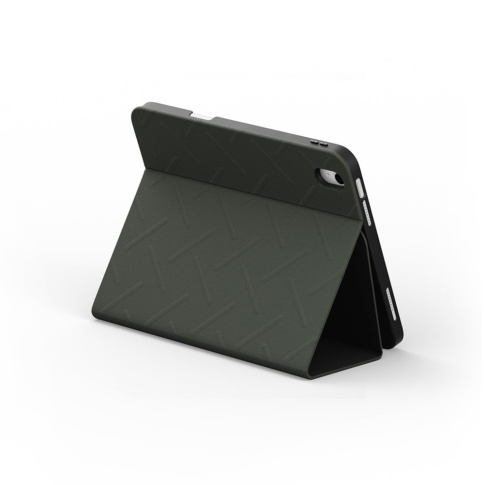 Apple iPad 11.Nesil 2025 Kılıf Skinarma 360 Tam Koruma Standlı Juno Kılıf Siyah