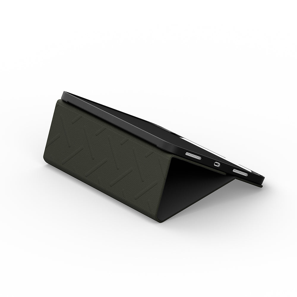 Apple iPad 11.Nesil 2025 Kılıf Skinarma 360 Tam Koruma Standlı Juno Kılıf Siyah