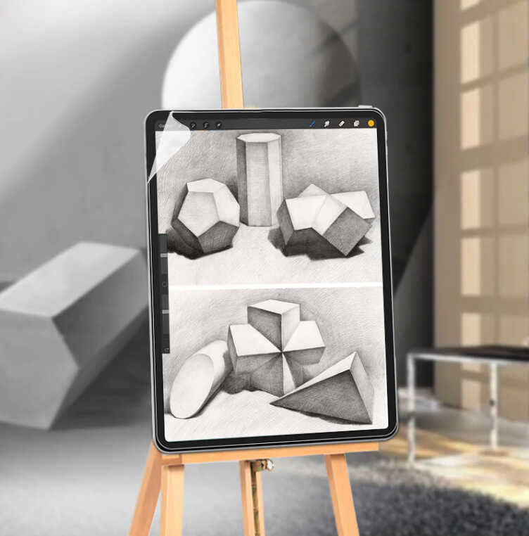 Apple iPad Air 10.9 2020 (4.Nesil) Kağıt Hisli Wiwu iPaper Like Tablet Ekran Koruyucu Renksiz