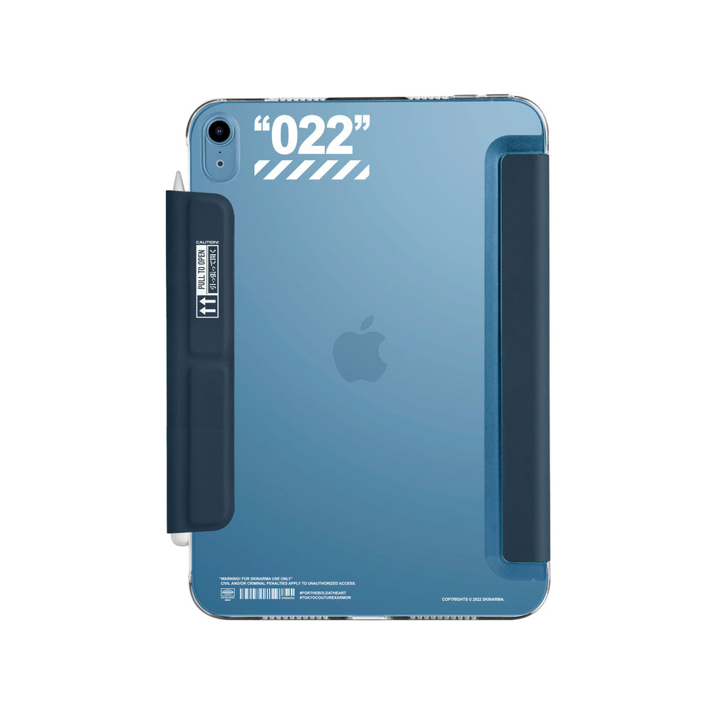 Apple iPad Air 10.9 2020 (4.Nesil) Kılıf SkinArma Kalemlikli Arkası Şeffaf Standlı Magnetik Taihi Sora Kılıf Siyah