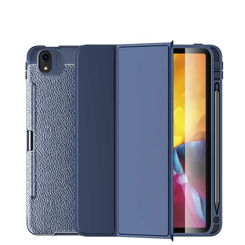 Apple iPad Air 10.9 2020 (4.Nesil) Kılıf Wlons Tablet Kılıf Lacivert