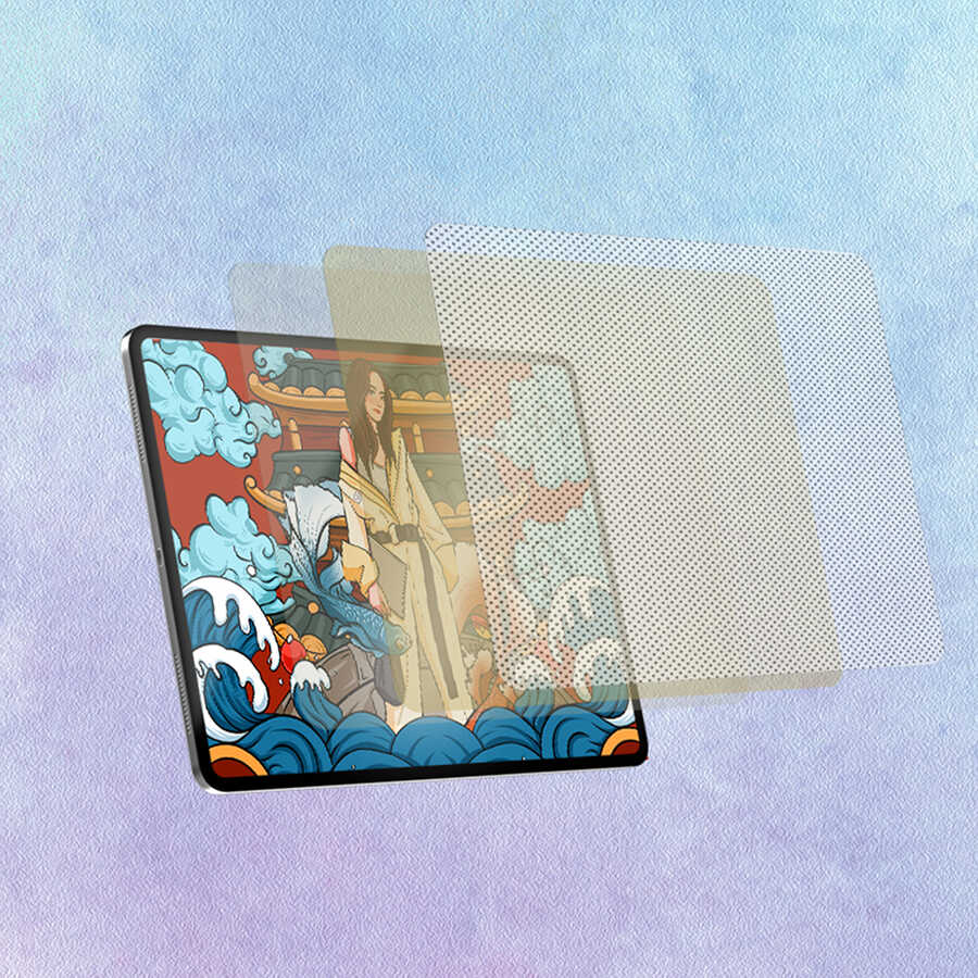 Apple iPad Air 10.9 2020 (4.Nesil) Wiwu Removable Mıknatıslı Ekran Koruyucu Siyah