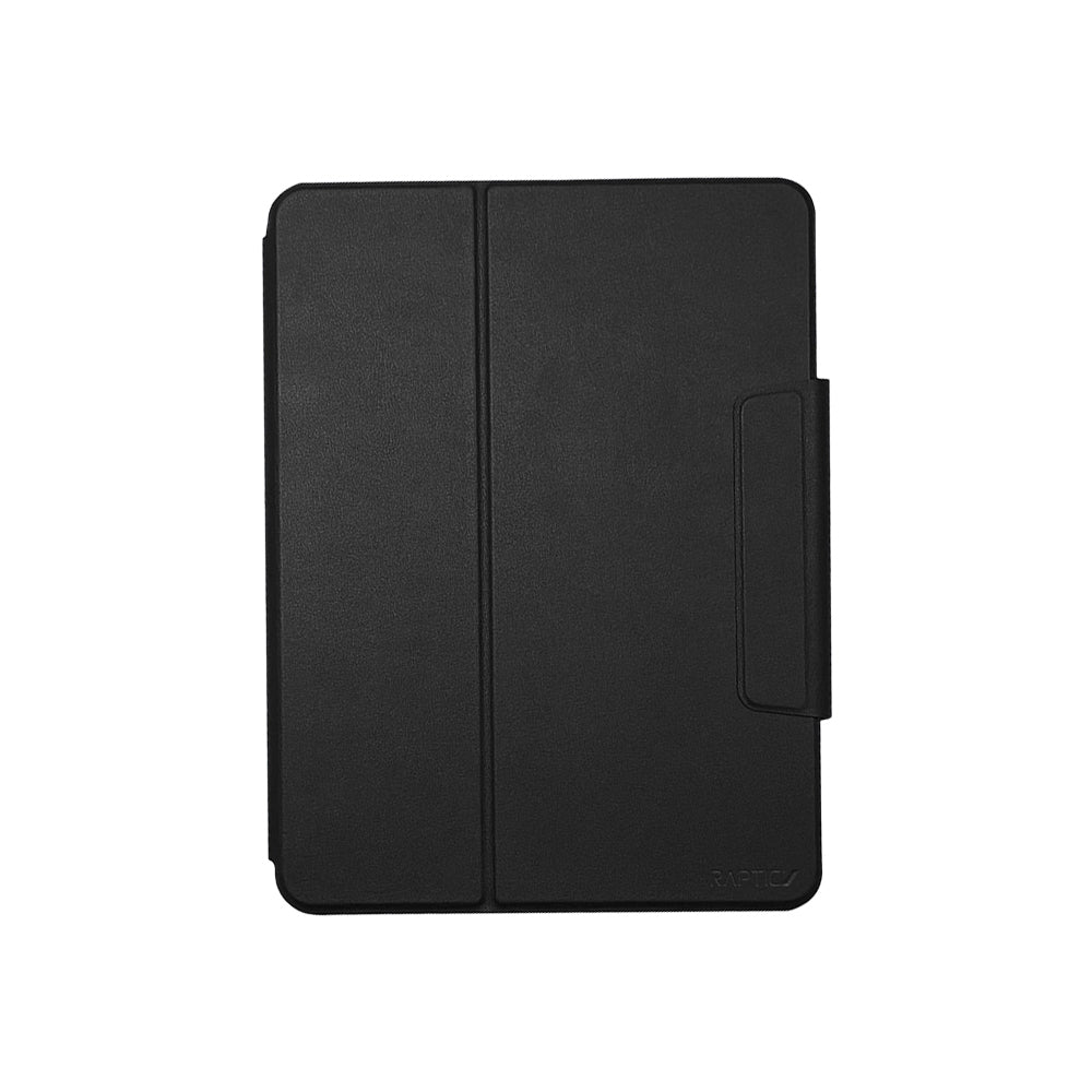 Apple iPad Air 11 2024 Raptic Spin Detachable Folio PU Ayrılabilir Kalem Bölmeli Standlı Kılıf Siyah