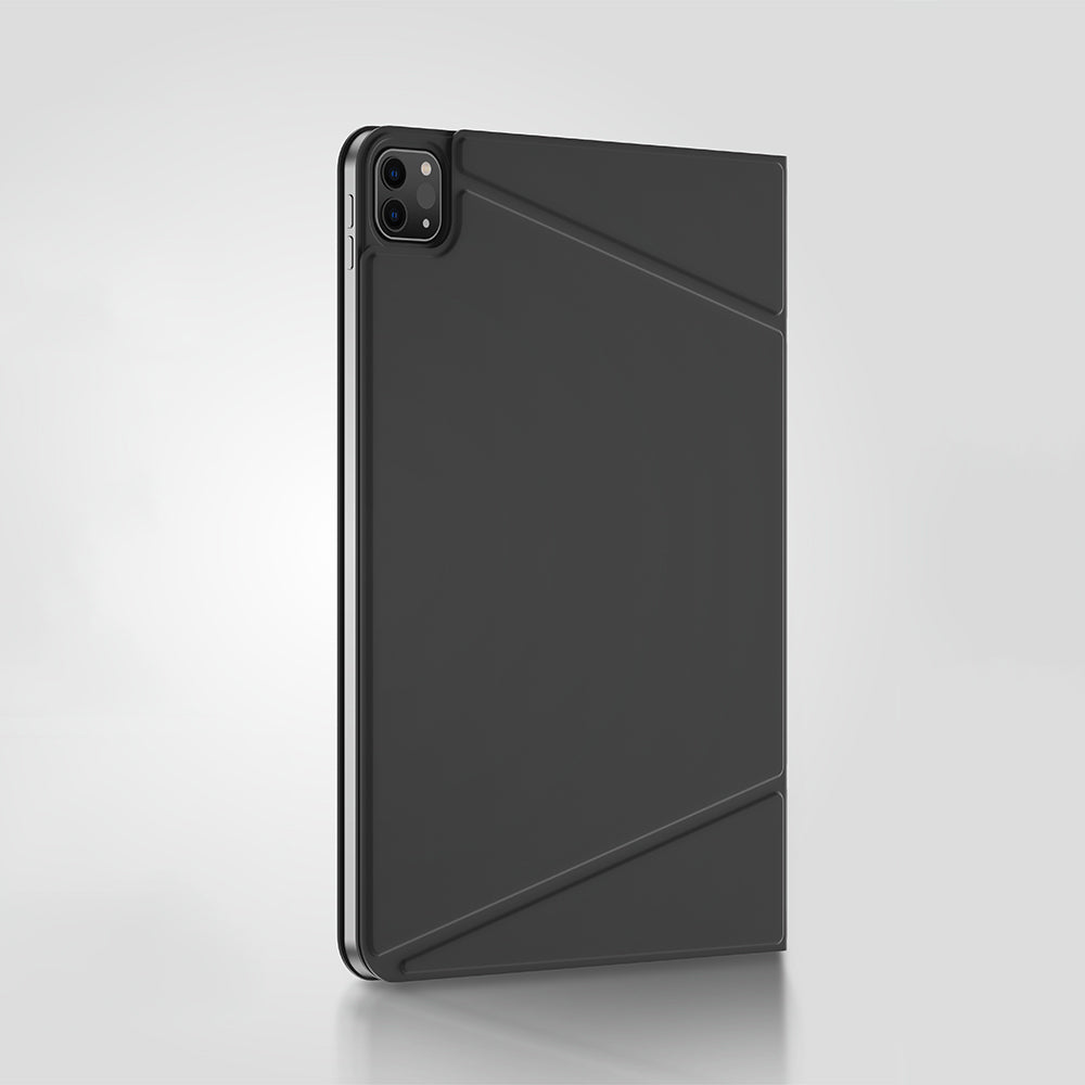 Apple iPad Air 11 2025 M3 Amazingthing Matte Pro Mag Folio Katlanabilir Magnetik Standlı Kılıf Mavi