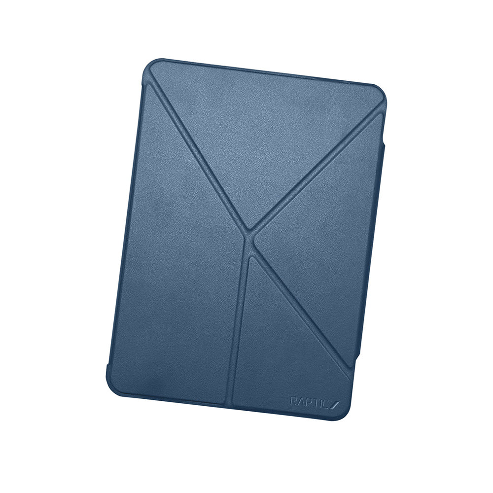 Apple iPad Air 11 2025 M3 Raptic Clear Folio Airbagli Şeffaf Kapaklı Katlanabilir Standlı Kılıf Siyah