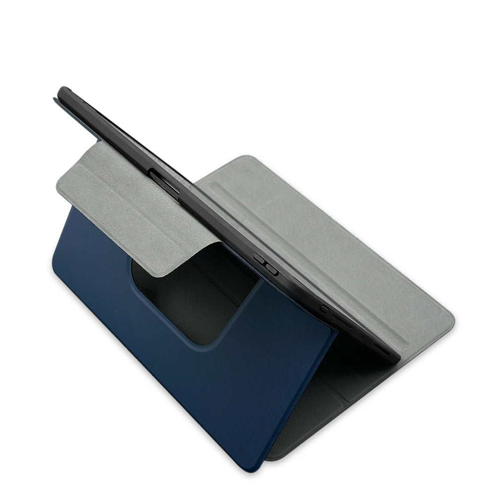 Apple iPad Air 11 2025 M3 Raptic Spin Detachable Folio PU Ayrılabilir Kalem Bölmeli Standlı Kılıf Siyah