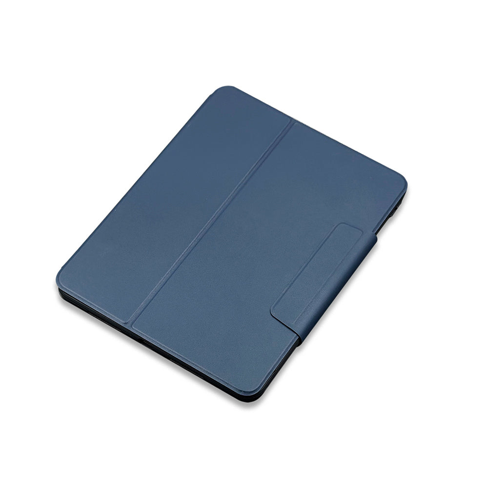 Apple iPad Air 11 2025 M3 Raptic Spin Detachable Folio PU Ayrılabilir Kalem Bölmeli Standlı Kılıf Lacivert