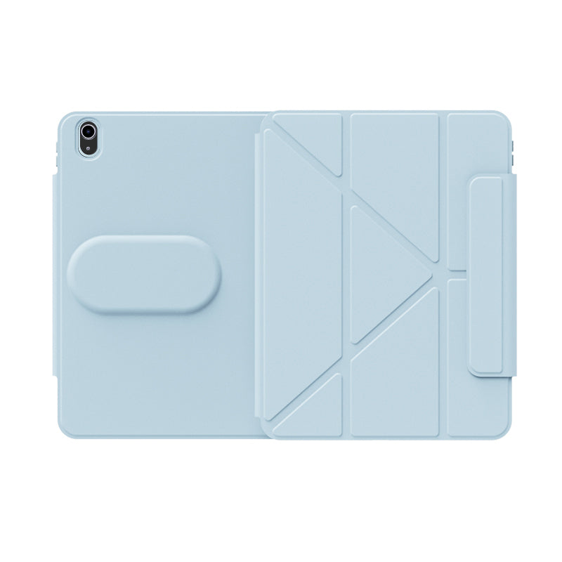 Apple iPad Air 11 2025 M3 Wiwu 360° Dönebilen Standlı Magnetik Koruyucu Tablet Kılıfı Pembe