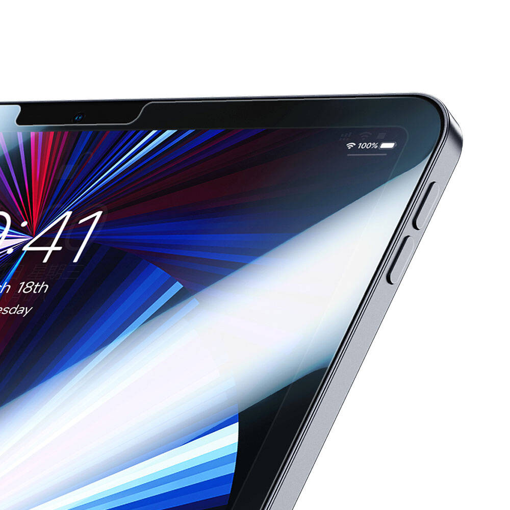 Apple iPad Air 13 2024 Benks OKR Glass Warrior HD Parlak Ekran Koruyucu Şeffaf