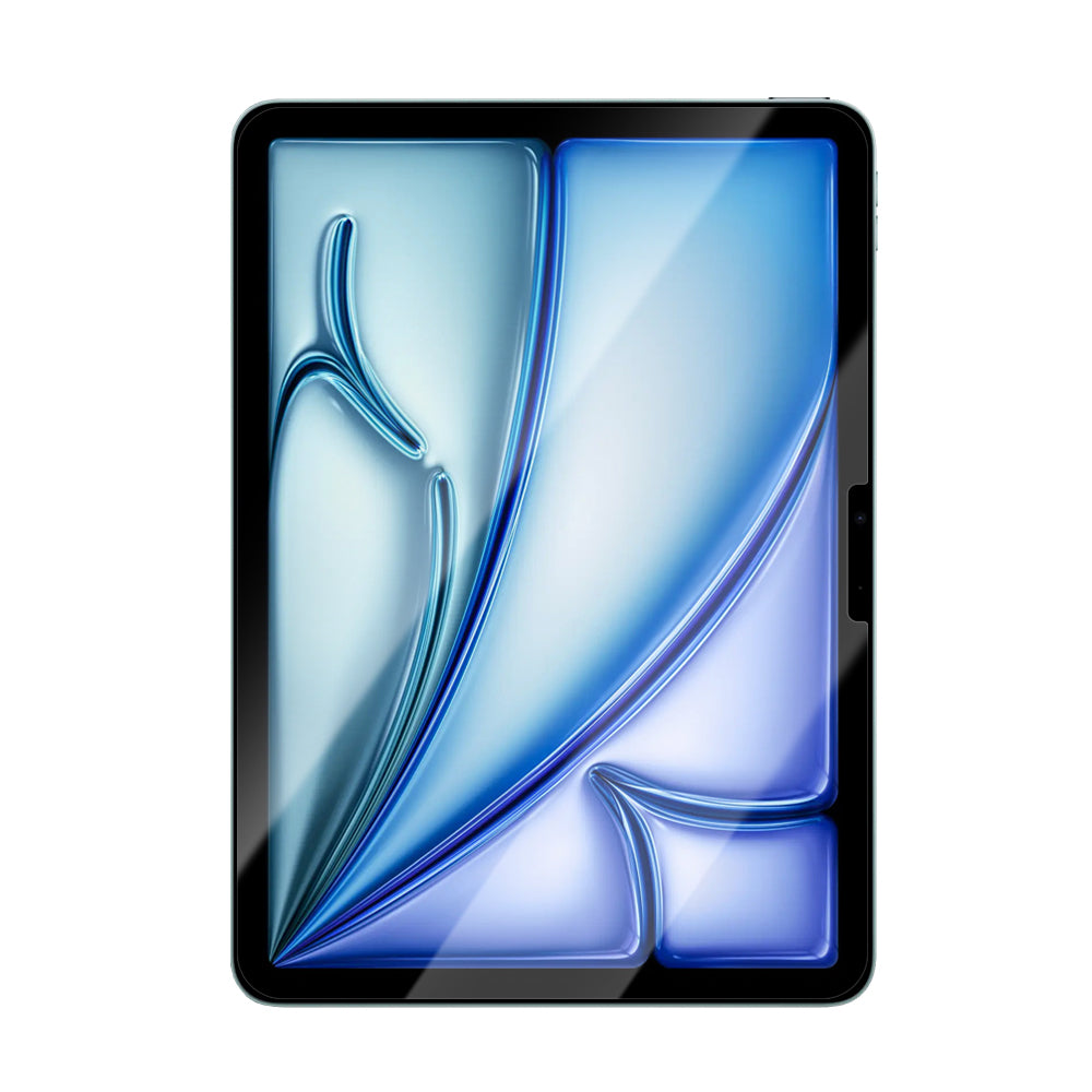 Apple iPad Air 13 2024 CaseWorld Steel Shield Serisi Temperli Cam Ekran Koruyucu + Uygulama Aparatı Şeffaf