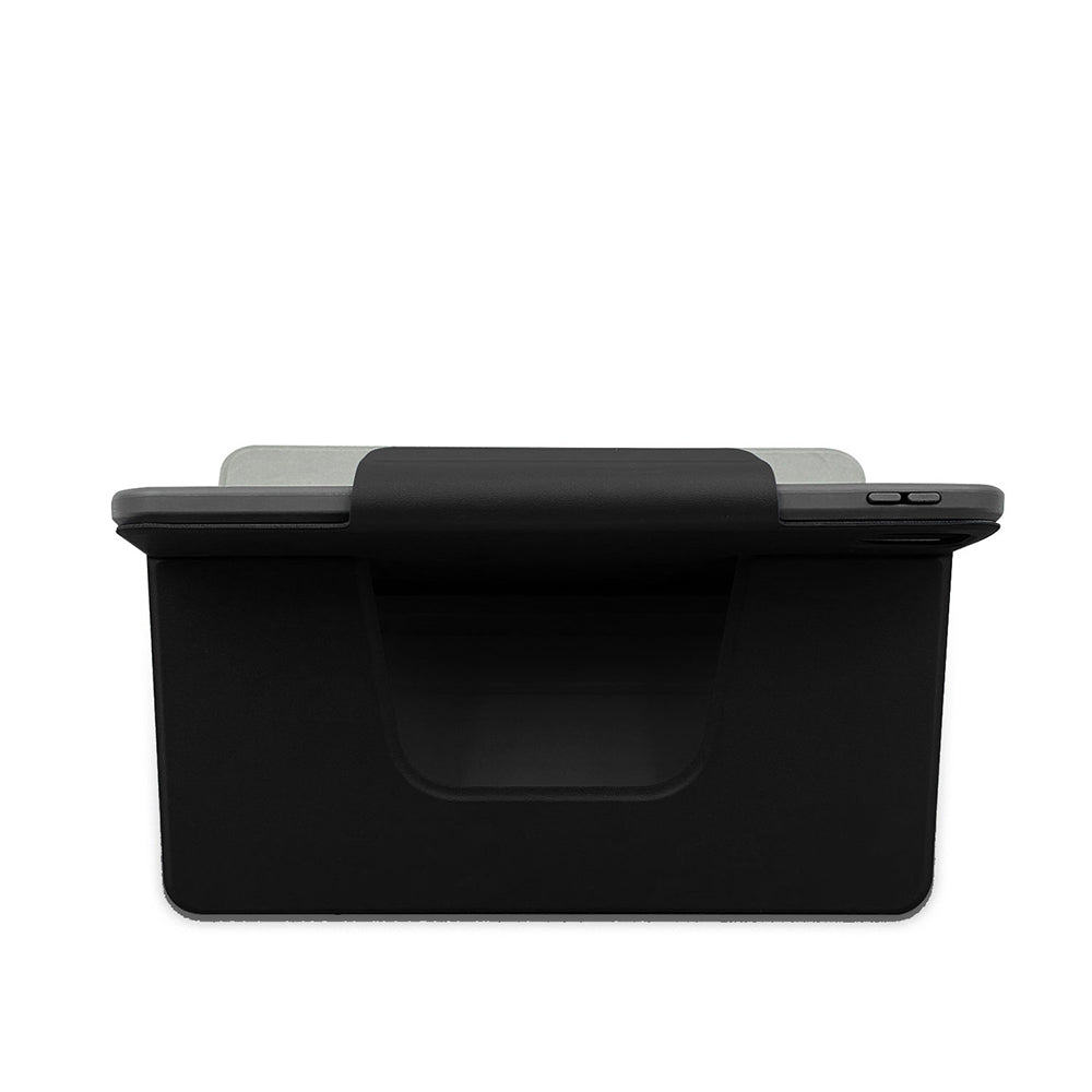 Apple iPad Air 13 2024 Raptic Spin Detachable Folio PU Ayrılabilir Kalem Bölmeli Standlı Kılıf Siyah