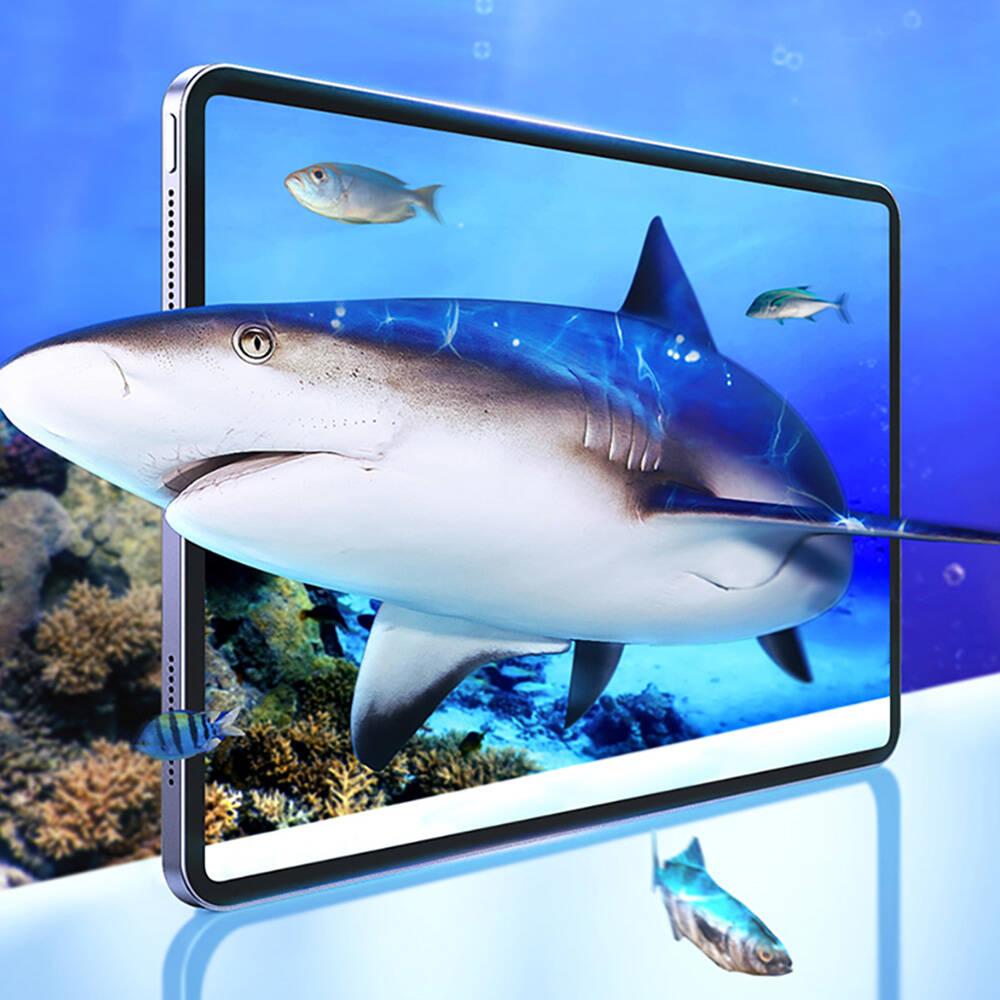 Apple iPad Air 13 2024 Wiwu Wi-GQ003 iVista Serisi Oleofobik HD Temperli Cam Ekran Koruyucu Şeffaf