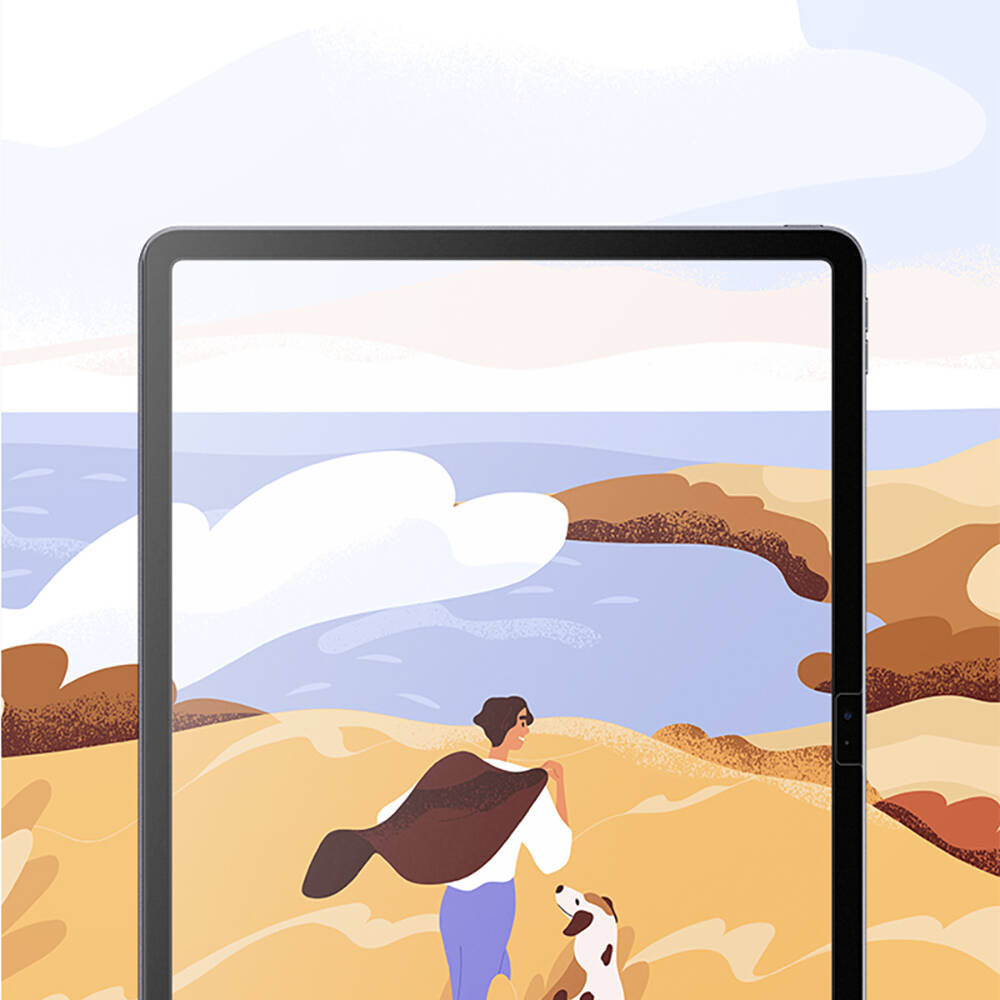 Apple iPad Air 13 2025 M3 Kağıt Hisli Benks Mat Paper-Like Ekran Koruyucu Şeffaf